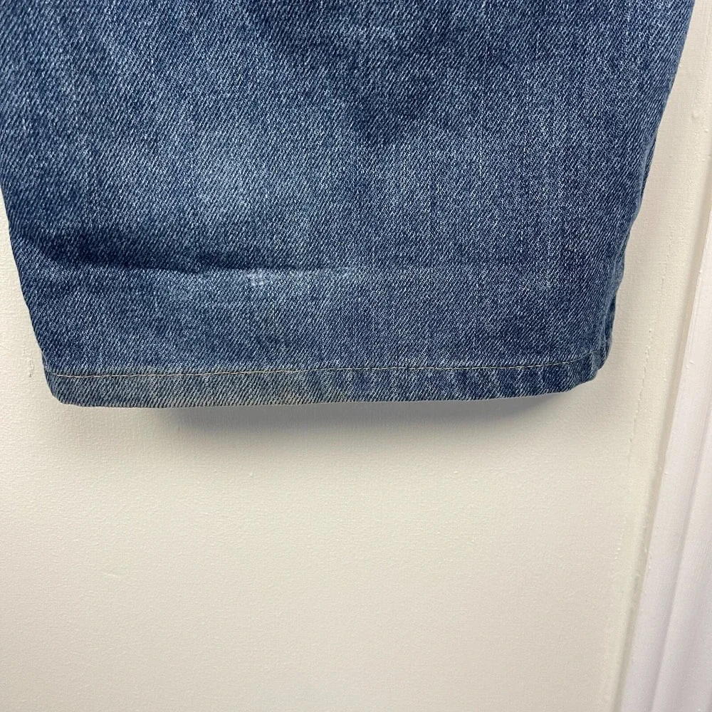 Levis‎ 550 Relaxed Fit Taper 43x32 Medium Wash Denim Blue Jeans Zip *Read